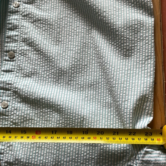 Columbia PFG Short-Sleeve Button Down, Blue Pinstripe - Size L - Picture 8 of 8